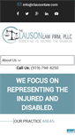 Mobile Screenshot of clausonlaw.com