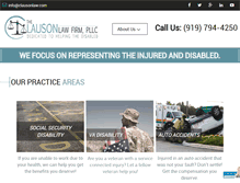 Tablet Screenshot of clausonlaw.com